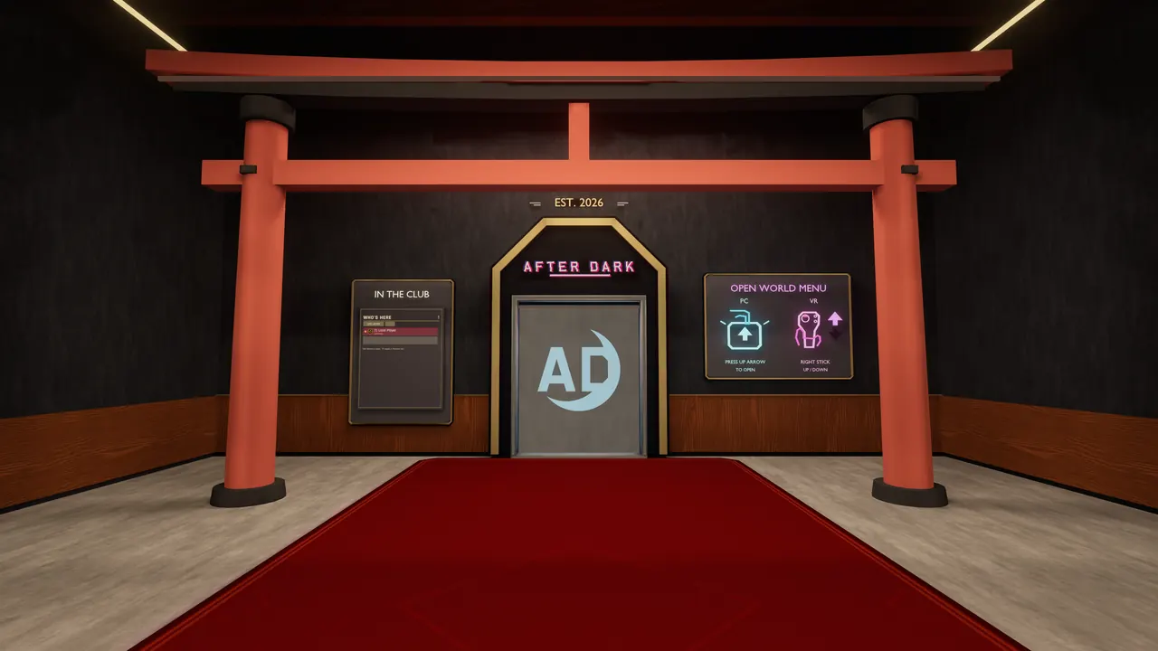 The lobby gate leading to the elevator